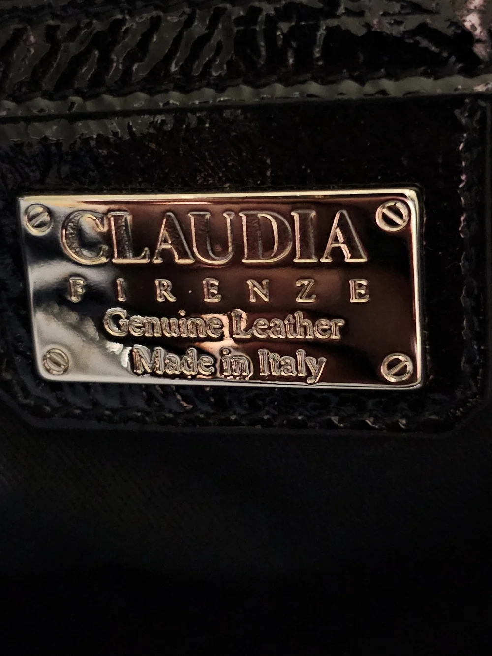 CLAUDIA FIRENZE of Italy Patent Bucket, Shoulder Bag.